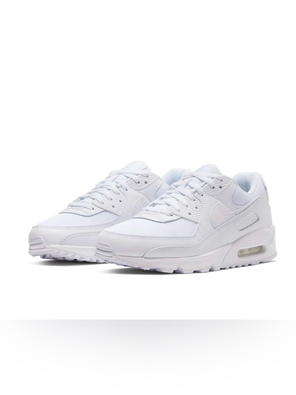 Nike Women's All-White Low-Top Air Max Sneakers